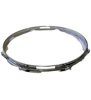 Maxtone HP14-8S 14 İnç 8 Delikli Alt (Snare Side) Trampet Kasnağı (Aksesuar/Yedek Parça) Kort Teli Yuvalı Özel Tasarım, Krom Kaplama ve Yüksek Akort Stabilitesi