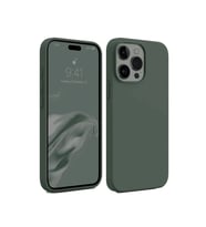 Apple iPhone 15 Pro Kılıf First Silikon - Koyu Yeşil