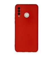 P30 Lite Kılıf Nano Içi Kadife Silikon - Kırmızı