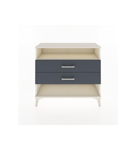 Arges Şifonyer Tek Raflı 2 Çekmeceli 88x30x80 Aytaşı-Antrasit