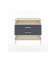 Arges Şifonyer Tek Raflı 2 Çekmeceli 88x30x80 Aytaşı-Antrasit