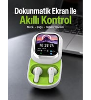 Dokunmatik Ekranlı Aktif Gürültü Azaltma Özellikli Kablosuz Kulaklık V5.4