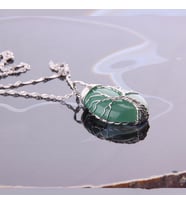 Aventurin Doğal Taş Damla Kolye Ucu - M383