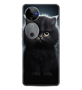Vivo V40 5G Kılıf Boutique Baskılı Resimli Tombul Kedi Pcode -003