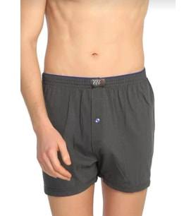 TUTKU ELİT 1101 ERKEK PENYE HAVLU BEL DÜZ BOXER 3 ADET (Füme)