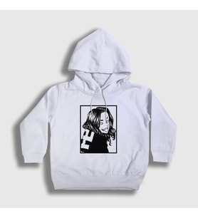 Presmono Unisex Çocuk Beyaz Smile Baji Anime Tokyo Revengers Kapüşonlu Sweatshirt 259962tt