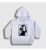 Presmono Unisex Çocuk Beyaz Smile Baji Anime Tokyo Revengers Kapüşonlu Sweatshirt 259962tt