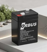 ORBUS 6V 4Ah (6 volt 4 amper) AGM AKÜ EBATLAR: 150x48x101mm