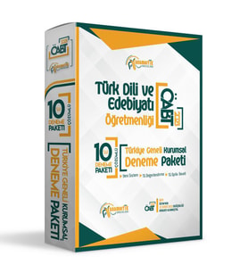 2023 ÖABT Anamorfik Yayınları TÜRK DİLİ ve EDEBİYATI Öğretmenliği 10lu Paket Deneme TG D.Çözümlü