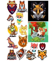 Tilki Sticker Set 5 15 Parça Telefon, Tablet, Defter, Laptop Sticker