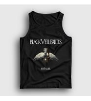 Presmono Unisex Siyah Ritual Black Veil Brides Atlet 19013tt