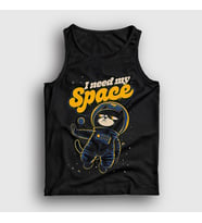 Presmono Unisex Siyah I Need My Space Cat Uzay Kedili Atlet 538487tt