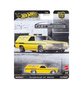 Hot Wheels Premium Fast Wagons - '70 Chevelle SS Wagon Vehicle - Sarı (1/64)