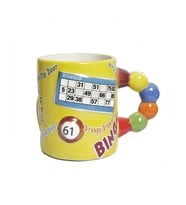 Bingo Oyunu Tasarımlı Kupa Bardak