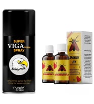 Viga 50000 GECİKTİRİCİ SPREY + 2 KUTU SPANİSH FLY BAYAN UYARICI(AZDIRICI) DAMLA
