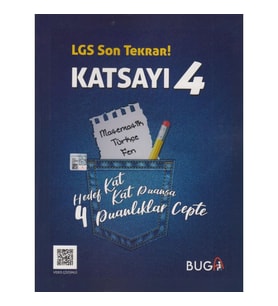 Buga Yayınları 8. Sınıf Matematik Türkçe Fen Katsayı 4 Soru Bankası
