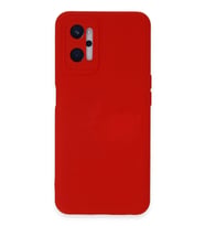 Durukar® Realme 9i 4G Kılıf Nano içi Kadife Silikon - Kırmızı