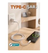2 Metre Type-C Hızlı Şarj ve Güç Aktarım Kablosu