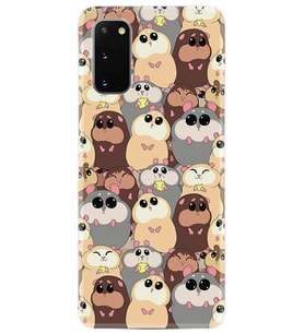 Samsung A02S A03S A10 A12 A13 A21S A22 Kılıf Desenli Silikon Sevimli Hayvanlar 1730