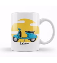 Vespa 03 Kupa Bardak Porselen