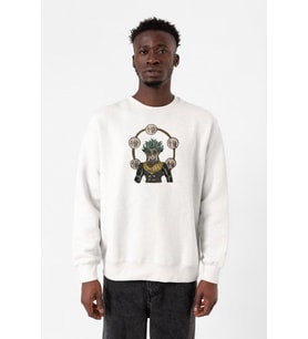 Demon Slayer Anime Hantengu Clone Beyaz Erkek 2ip Sweatshirt