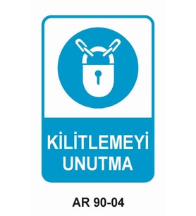 İŞ GÜVENLİĞİ UYARI LEVHASI 1 ADET PVC 21 X 29CM