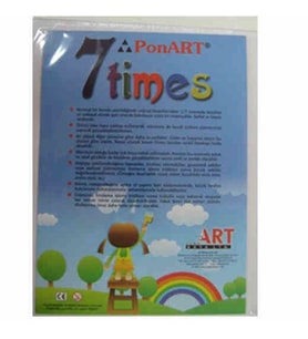 Ponart - Kosida 7TimesYedi Kat Küçülen Kağıt A4 2'li Paket 