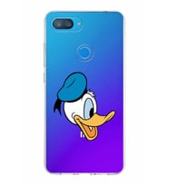 Xiaomi Mi 8 Lite Uyumlu Kapak Donald Duck Tasarımlı Şeffaf Silikon Kılıf