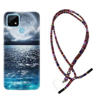 Realme C11 C21 C21Y C25Y C11 2021 Kılıf Boyun Asklı Rasta Silikon Great Moon 1301
