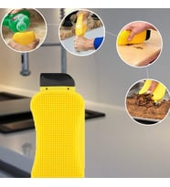 BY NEVSER® Çok Fonksiyonlu Deterjan Hazneli Pratik Bulaşık Yıkama Fırçası (Standart)