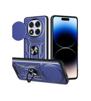 Pilelistore   Xiaomi Redmi Note 14 Pro Plus Kılıf Pars Lens Yüzüklü Silikon - Lacivert