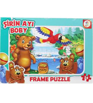 Laço Puzzle 24 Parça Şirin Ayı Taşlama LCFRM005