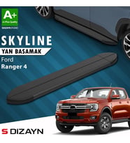 Ford Ranger 4 Skyline Siyah Yan Basamak 203 Cm 2023 Üzeri A+ Kalite