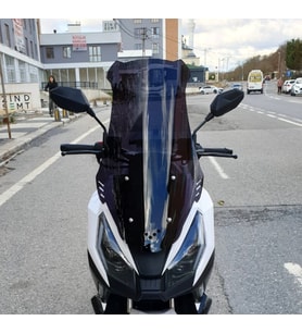 MOTOCAM RKS Veloce Ön Cam 2023-2026 Model 65cm Siyah Renkli 4mm ORTA BOYLU