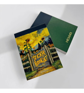 Van Gogh Temalı Sticker Kitapçığı Sticker Defteri – Journal & Ajanda Çıkartmaları (Çok Renkli)