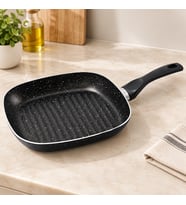 Granit Kaplamalı Tek Saplı Grill Tava
