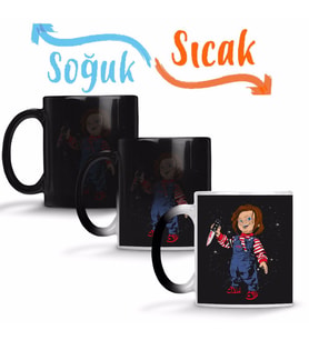 Childs Play Chucky Sihirli Kupa Bardak Porselen