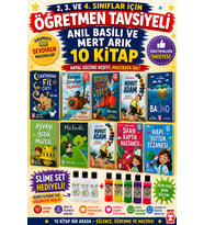 Mert Arık ve Anıl Basılı 2,3. ve 4.Sınıflar İçin Öğretmen Tavsiyeli 10 Kitap (SLİME SET HEDİYELİ)