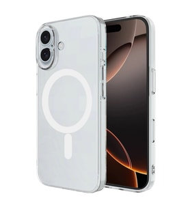 Apple İphone 16 Kılıf Magneticsafe Şeffaf Silikon - Şeffaf