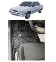 Renault Broadway 1990 Sonrası Araca Özel 8d Tek Katmanlı Havuzlu Paspas Takımı (Altın)