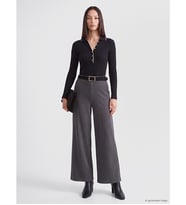 LCW EVERYDAY Siyah Polo Yaka Kadın Body
