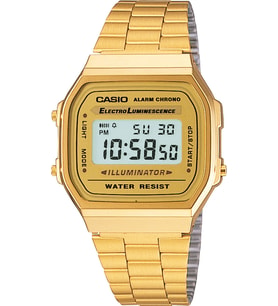 CASIO A168WG-9WDF ALTIN KAPLAMA RETRO UNISEX KOL SAATİ