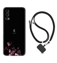 General Mobile Gm 23 Kılıf Silikon Boyun Askılı İpli Desenli Silikon Love 1629