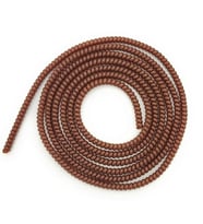 SPELT Şarj Aleti Kablosu Kablo Kordon Koruyucu Spiral Sarma Kılıf Koruma Kahverengi Pearl