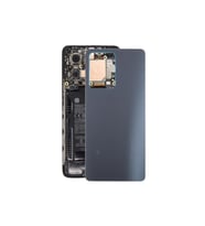 Xiaomi Redmi Note 12 Pro 5G Arka Kapak - Arka Pil Batarya Kapağı - 22101316C 22101316I 23013RK75C Uyumlu (Siyah)