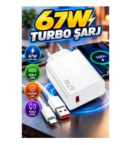 67W Turbo Hızlı Şarj Aleti Adaptörü ve Kablo Seti