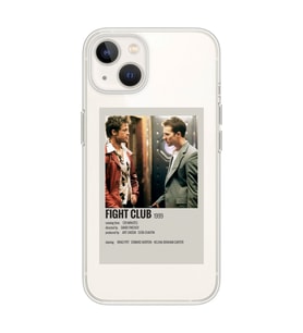 Iphone 14 Uyumlu Fight Club Minimalist Poster Desenli Şeffaf Telefon Kılıfı