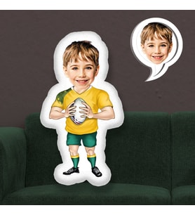 eJOYA Kişiye Özel Fotoğraflı Rugby Futbolcusu Yastık 115489