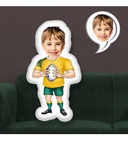 eJOYA Kişiye Özel Fotoğraflı Rugby Futbolcusu Yastık 115489