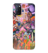 Oppo A52/A72/A92 Uyumlu Aesthetic Desenli Şeffaf Telefon Kılıfı